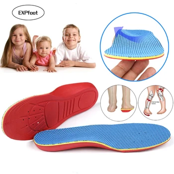 EXPfoot vaiko Atminties forma ortopedinių vidpadžių vaikams, batai vienodo snukio arka parama orthotic Pagalvėlės Korekcija, kojų priežiūra