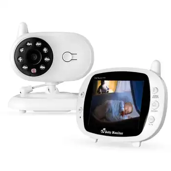 3.5 Colių Belaidžio Video Baby Monitor Naktinio Matymo Kūdikių Miego Stebėjimo Skaitmeninių Elektroninių Auklė, Kūdikių Walkie Talkie