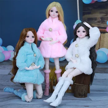 Mados 2020 Naujausias 1/3 Bjd Doll Suknelė Atsitiktinis Rankų darbo Drabužių Komplektus Kostiumas 60cm Lėlės Reikmenys, Žaislai Vaikams