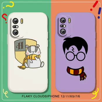 Gražus Harryys Potterrs logotipas Telefoną Atveju Xiaomi Redmi K50 K40 10X 10 9T 9AT 9A 9C 8A 9 8 7 6A 5A Žaidimų Skysčio Virvę Dangtis