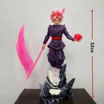 Dragon Ball Statulėlės Super Saiyan Rose Zamasu Son-Gokas 32cm Anime Veiksmų Skaičius, Modelis Statula Kolekcija Vaikams, Žaislai, Lėlės, Dovanos
