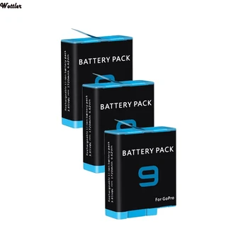 Nekilnojamojo 1800mah Li-ion Batterie Už GoPro Hero 9 Baterijos Batteria Fotoaparato Priedai Go Pro Hero 9 Baterijas