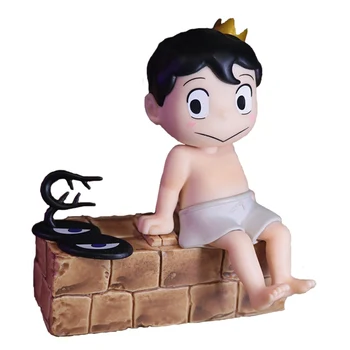 9CM Pop Anime Reitingą Karalių Veiksmų Skaičius, Kawaii Bojji Kage Sėdi Scenos Mielas Modelį PVC Statinio Surinkimo, Vaiko Žaislai, Lėlės