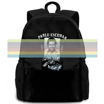 Mafijos Hardcore Dėvėti Pablo Escobar moterų, vyrų kuprinė nešiojamas kelionės mokykla suaugusiųjų studentas