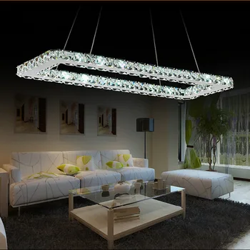 Prabangus Sidabro Aikštėje Kristalų LED Šviestuvo Kristalų Lempos / Apšvietimo / Apšvietimo Šviestuvas, Modernios LED šviestuvai