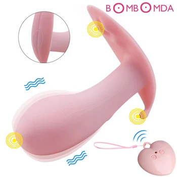Nešiojami G Spot Dildo Vibratorius Klitorio Stimuliatorius Belaidžio Nuotolinio Valdymo Silikoninis Vandeniui Moterų Makšties Massager Sekso Žaislai Moterims