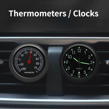 Atsafepro Automobilis, Laikrodis, Termometras, Automobilio Modifikacija, Interjero Aukštos kokybės Elektroninis Laikrodis Šviesos Laikrodis Automobilio Termometras
