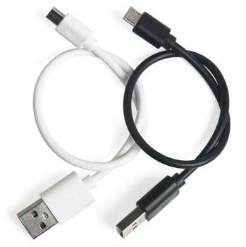 Trumpas 25cm Greito Įkrovimo Kabelį, Tipas C Micro USB Duomenų Sinchronizavimo Įkroviklio Laidą Linijos Laidą 