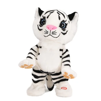 Šokantis Robotas Žaislas Tigras Dainuoti Dainą Elektroninių Pliušinis Gyvūnų Lėlės kratydami Galvą Elektros Muzikos Robotų Tigras už Vaikas Dovana