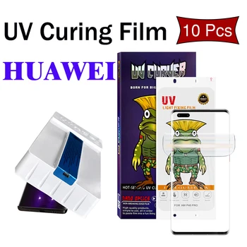 10vnt Ekrano apsaugos Huawei 30 P40 P50 Pro UV Išgydomas Filmas 