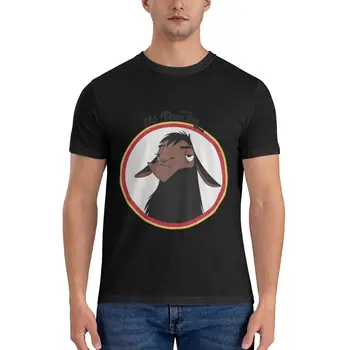 Ne Jaudinantys T Marškinėliai Vyrams Medvilnės Atsitiktinis T-Shirt Apvalus Kaklas Imperatorius New Groove Kuzco Lama Tee Marškinėliai Trumpomis Rankovėmis Drabužius Grafinis