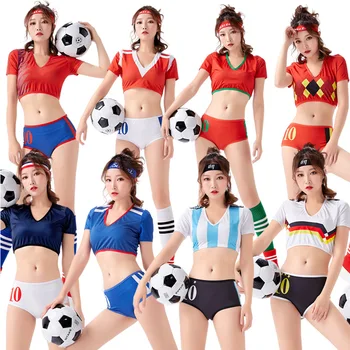 Futbolo Kūdikių Cheerleaders Drabužių Japonijos ir korėjos naktiniame klube Bar Grupės Veiklos Nr. 10 Kamuolys Vienodas