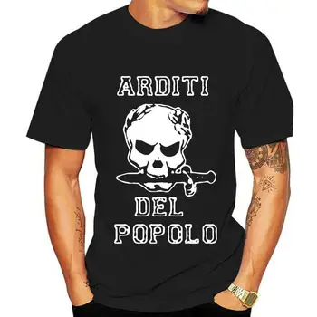 Arditi del popolo įgūdžių su peiliu craking kaulai blogis, reiškia, marškinėliai Tee visų dydžių