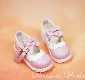 Rožinė MSD SD 1/4 Lolita nėriniai-up batai, Lėlė batų Modelis