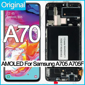 A705 Lcd Samsung Galaxy A70 2019 OLED LCD Ekranas Jutiklinis Ekranas skaitmeninis keitiklis Surinkimo Samsung A705 A705F/D SM-A705F W/ Įrankiai