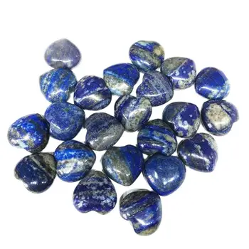 30mm ranka raižyti gijimą, kristalai, amatai, natūralus akmuo mėlynas lazuritas kristalai širdies akmuo, skirtas parduoti