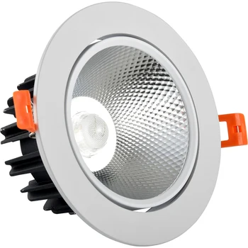 Pritemdomi 3W/7W/12W/20W LED Šviesa Reguliuojamas Nuotrauką, Lempa, Šviestuvas, Flush Mount Kambarį White shell