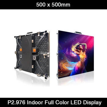 12pcs/daug P2.976 Patalpų Nuoma, LED Ekranas 500 x 500mm 1/28 Skenavimas, Vaizdo Siena