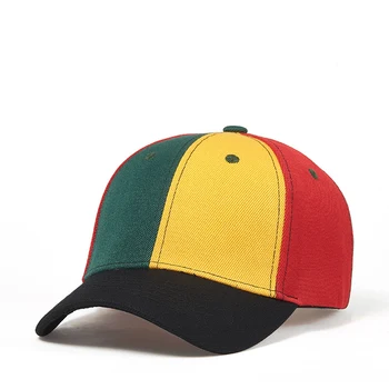 Tricolor Malio Vėliavos Malyje Žalia Geltona Raudona Medvilnės Ebullient Karšto Entuziazmo Gyva Gatvės Bžūp Vyrų Mados Snapback Beisbolo Kepurę