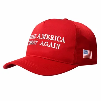 Rinkimų Donald Trump Šūkis Laikyti, Kad Amerikoje Didžiosios Vėl MAGA Kepurės,Reguliuojamas Beisbolo Kepurę su Vėliava & Kvėpuojantis Kilpos