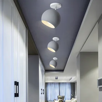 Šiaurės koridoriaus lubų kūrybinė asmenybė macaron miegamojo lempa paprasta post modernios studijų balkonas, veranda, lempos