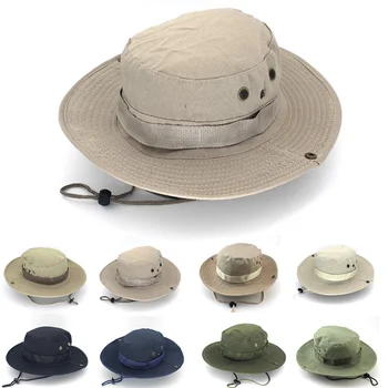 36 Spalvų Dangteliai Taktinis Kibiro Kepurę Quick Dry Kvėpuojantis Saulės Skrybėlės Kariuomenės Karinių Kamufliažas Bžūp Lauko Žvejybos, Žygiai Skrybėlės