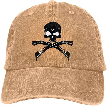 Ekskavatorių Berniukų Skrybėlę Vyrai Moterys Reguliuojamas Trucker Mados Nuplauti Džinsinio audinio Dangteliai, Lauko Gamtos