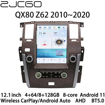 ZJCGO Automobilio Multimedijos Grotuvas Stereo Radijo Navigacijos GPS NAVI 8 Core Android 11 12.1 colio Ekraną, 