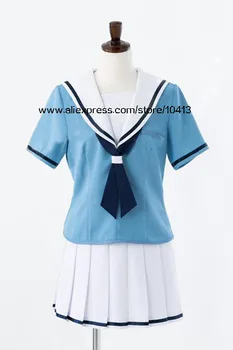 Japonijos Karšto Anime BanG Svajonė! cosplay TOYAMA Kasumi/HANAZONO Tae/YAMABUKI labai griežti cos JK mokyklines uniformas merginos Sailor drabužiai