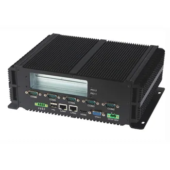 Pramonės Kompiuterio Ventiliatoriaus Mini pc Intel P8700 PROCESORIUS su 2*LAN Gigabit Ethernet 6*6 USB*KOM VGA+HDMI