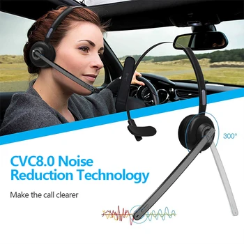 TH10 Belaidė laisvų Rankų įranga Vairavimo ir kontaktų Centro Ausinės Bluetooth 5.0 Triukšmo Mažinimas Su Mikrofonu Apmokestinimo Bazės