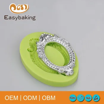 Virtuvės kepimo indai 3D Veidrodžio formą, silikono tortas pelėsių silikono šokolado liejimo įrankiai
