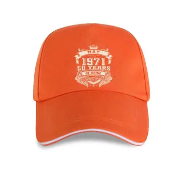 naujoji bžūp skrybėlę Gimė Gali 1971 50 Metų Yra Nuostabus Plius Dydis Medvilnės Crewneck Beisbolo kepuraitę