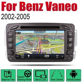 Auto DVD Grotuvas GPS Navigacija Mercedes Benz Vaneo 2002~2005 NTG Automobilio 