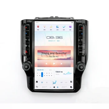 Android 11 Dodge RAM 1500 2500 2019 - 2022 Automobilio Radijas Auto Multimedia Stereo Video Grotuvas Touch Ekranas, GPS Galvos Vienetas 2 Din