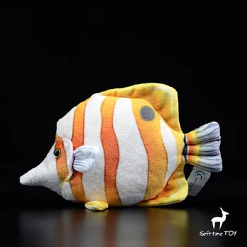 modeliavimo jūrų gyvūnų atogrąžų spalvos žuvų 20cm Butterflyfish lėlės pliušinis žaislas minkšta lėlė baby žaislas gimtadienio dovana h2237