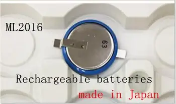 KARŠTO NAUJAS ML2016 2016 3V nuotolinio valdymo įkrovimo mygtuką ličio baterija Li-ion baterijos