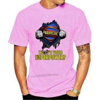 Naujas 2021 juokingi marškinėliai Paramedic Yra Mano Supervalstybės marškinėlius vyrai tee