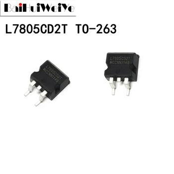 10VNT L7805CD2T L7805 L7805C2T IKI 263 Naujas ir Originalus IC Chipset MOSFET MOSFT TO263 Trijų gnybtų Įtampos Reguliatorius