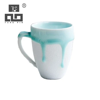 TANGPIN keramikos arbatos puodeliai srauto glazūra puodelio pieno taurės kinijos kavos puodelis 300ml