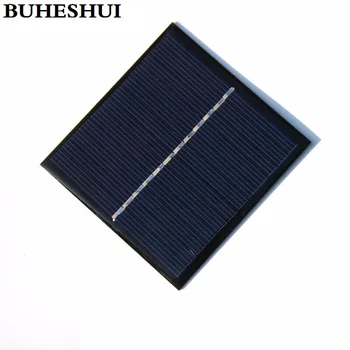 BUHESHUI 1W 6 V Polikristaliniai Saulės Skydelis Saulės Elementų Modulis 