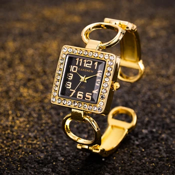 Moterų Apyrankės, Laikrodžiai 2021 Naujas Prabangus Diamond Aikštėje Kvarcinis Laikrodis Moterims, Aukso, Nerūdijančio Plieno, Verslo Žiūrėti Reloj Mujer