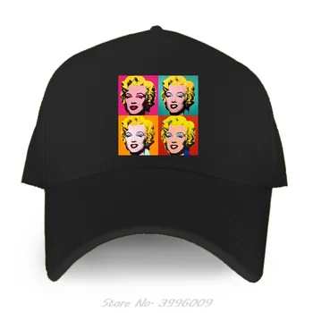 Derliaus Alternatyvių Beisbolo kepuraitę Juokingas Meno Andy Warholas Marilyn Klasikinis Pasiekė Bžūp Vyrų Kepurę Panamos Skrybėlė