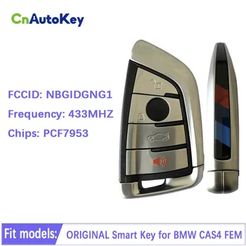 Smart Nuotolinio Auto Automobilis pagrindinės Kontrolės BMW CAS4 FEM 434 MHz PCF7953 Chip EWS Keyless Go NBGIDGNG1 Pakeitimo CN006058