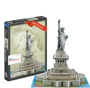 Laisvės statula Jungtinės amerikos valstijos Mokymosi 3D Knyga 