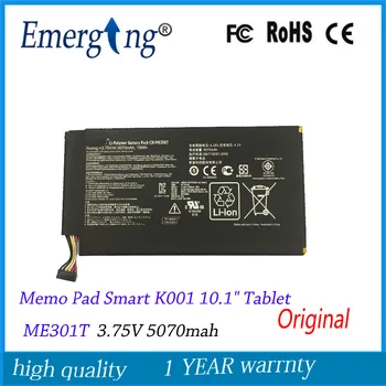 3.75 V 5070Mah Originalus Planšetinio kompiuterio Baterija ASUS Memo Pad Smart K001 10.1