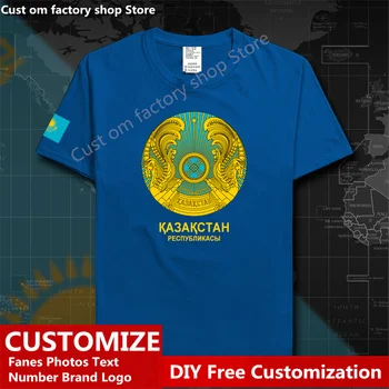 Kazachstano Medvilnės marškinėliai Užsakymą Džersio 