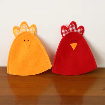 2vnt Velykų Chick Kiaušinių Apima Krepšiai Velykų Diena Velykų Namų Dekoro Vaikams, Žaislai, Kalėdų 