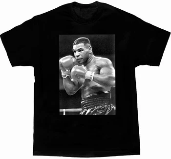 Mados Mike Tyson Plakatas Atspausdintas Laisvalaikio T-Shirt. Vasaros Medvilnės trumpomis Rankovėmis O-Neck T Shirt Mens Naujas S-3XL