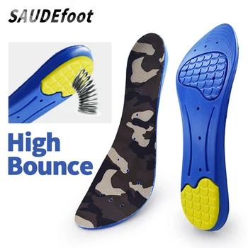 Saudefoot vidpadžių sportbačiai, ortopedijos, sporto vidpadžiai kvėpuojantis batų padas sugeria su atsparumas slydimui aukšta arka parama